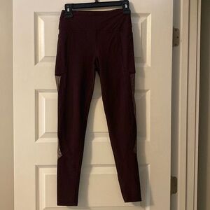 Victorias secret leggings with mesh detail